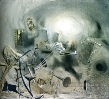 350 人の有名アーティストによるアート作品 Painting - マンドリンの弦を調整するフアン・デ・パレハの肖像 サルバドール・ダリ